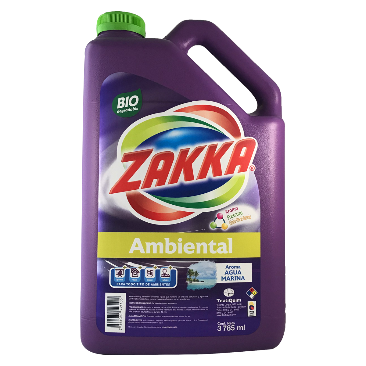 Ambiental ZAKKA Agua Marina 3785ml