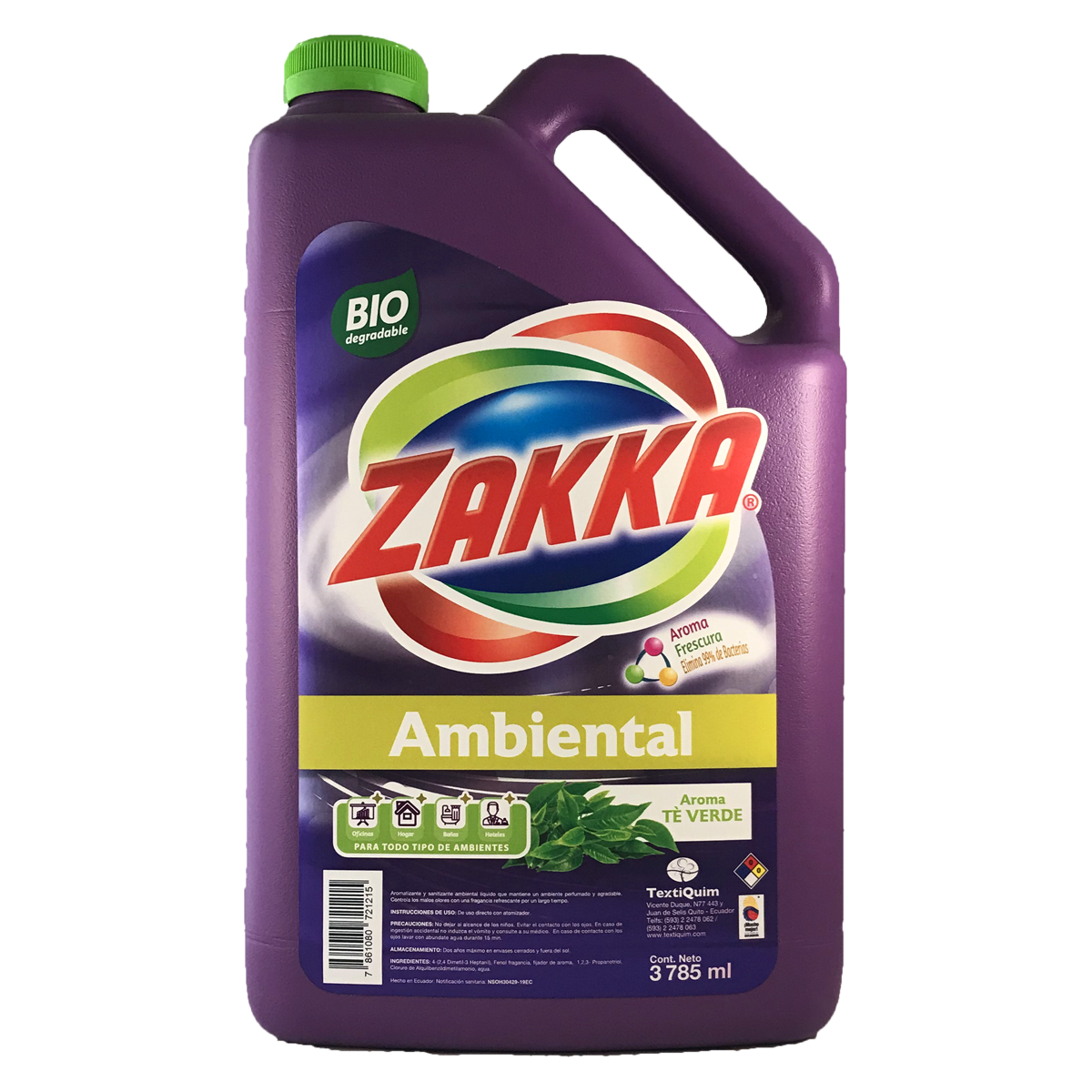 Ambiental ZAKKA Té Verde 3785ml