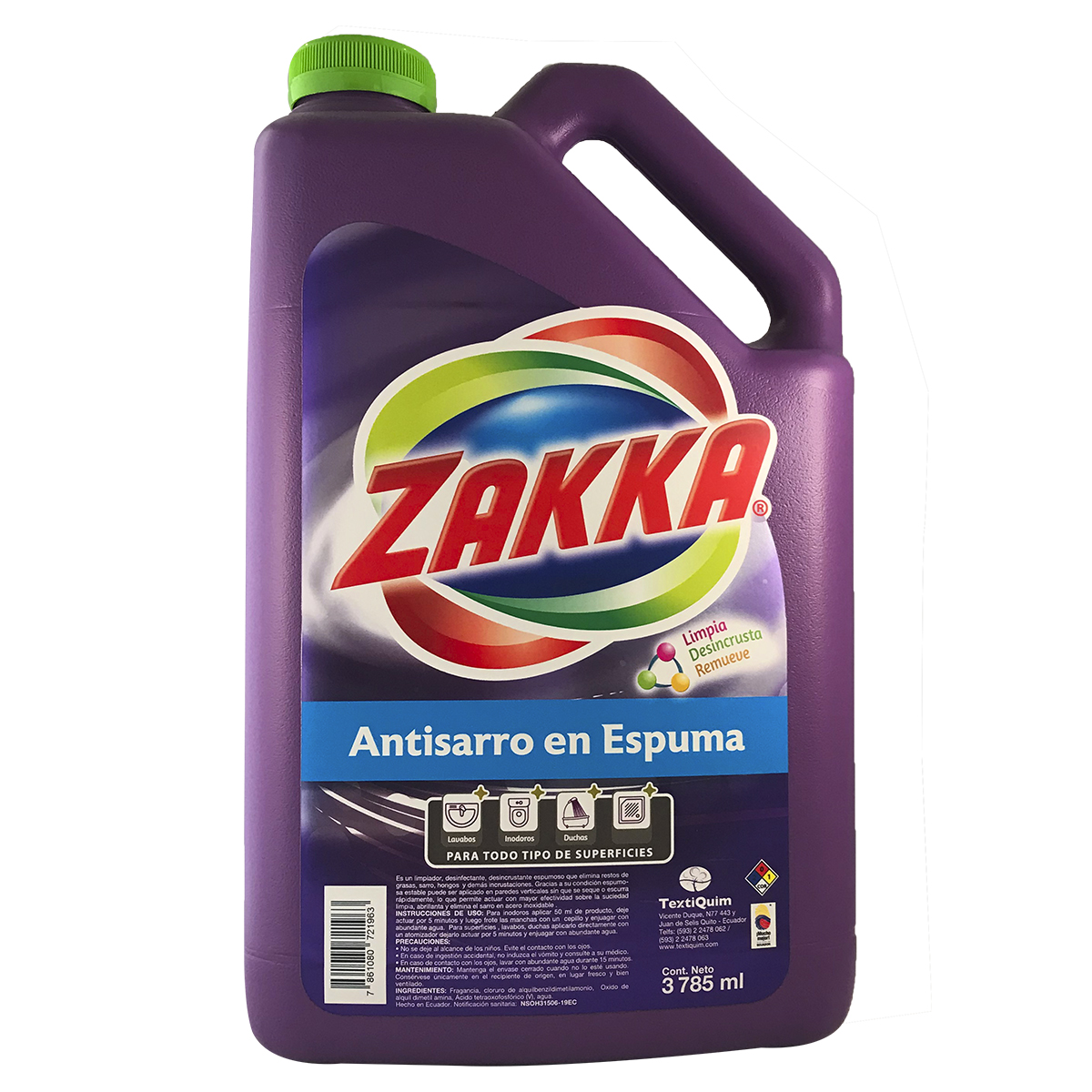 Antisarro en Espuma ZAKKA 3785ml