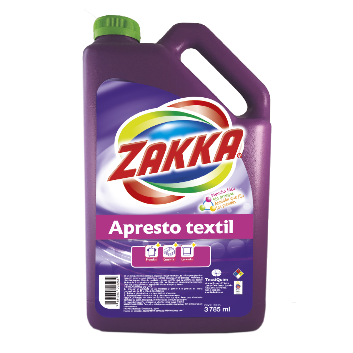 ZAKKA Apresto Textil 3785ml