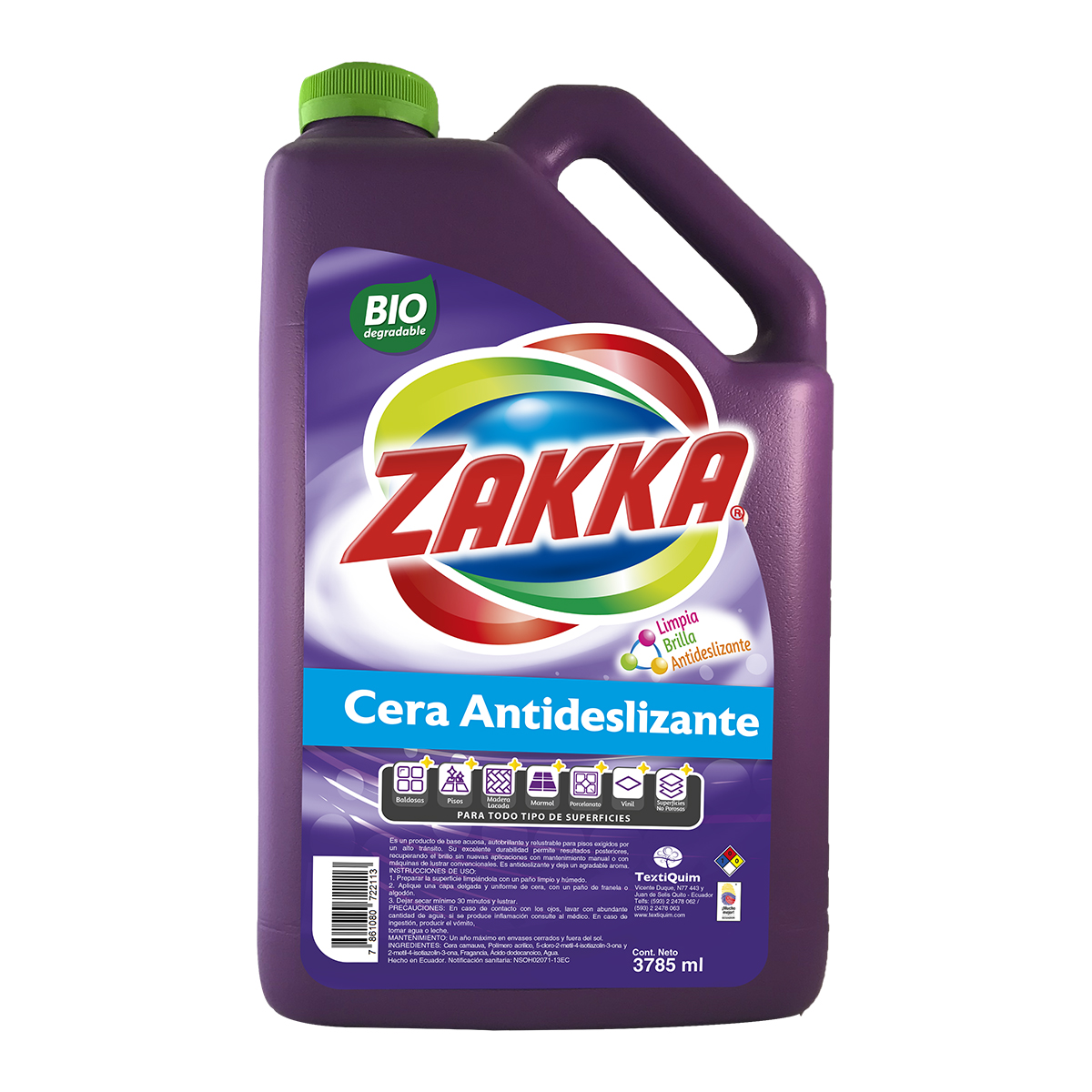 Cera Antideslizante ZAKKA 3785ml