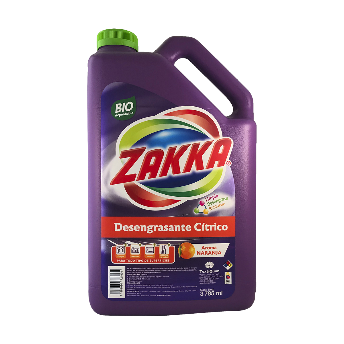 Desengrasante Cítrico ZAKKA 3785ml