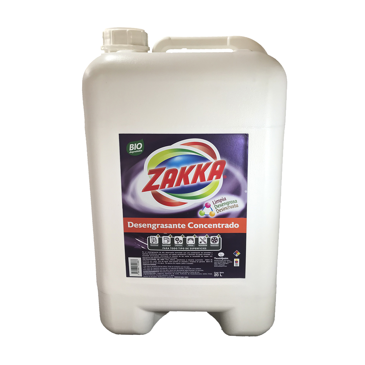 Desengrasante Concentrado ZAKKA 20lt