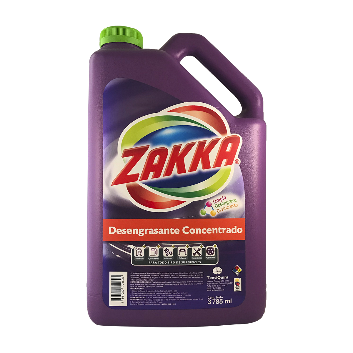 Desengrasante Concentrado ZAKKA 3785ml
