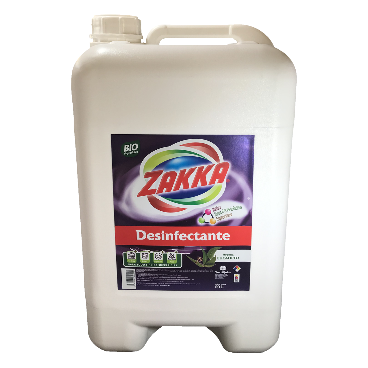 Desinfectante ZAKKA Eucalipto 20lt