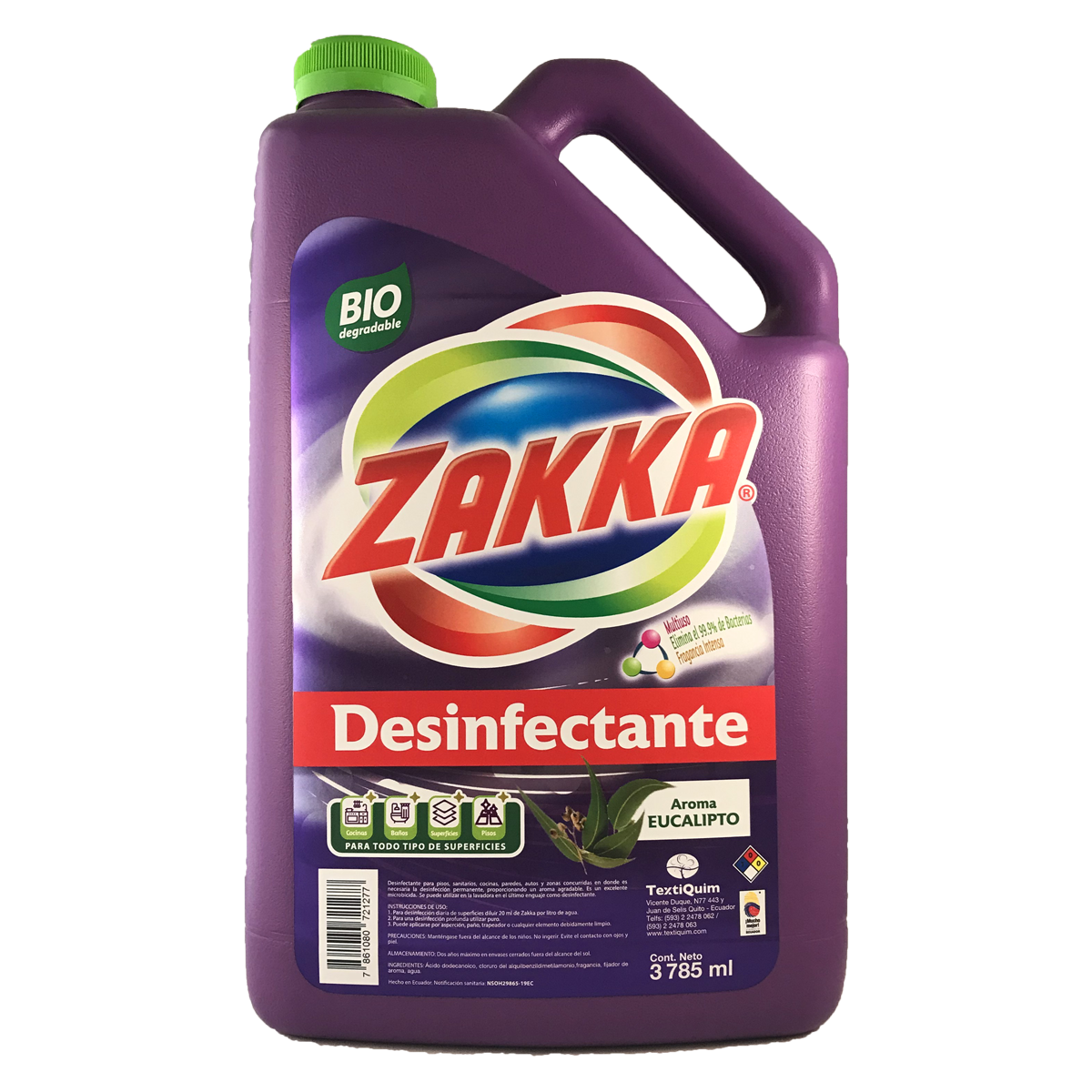 Desinfectante ZAKKA Eucalipto 3785ml