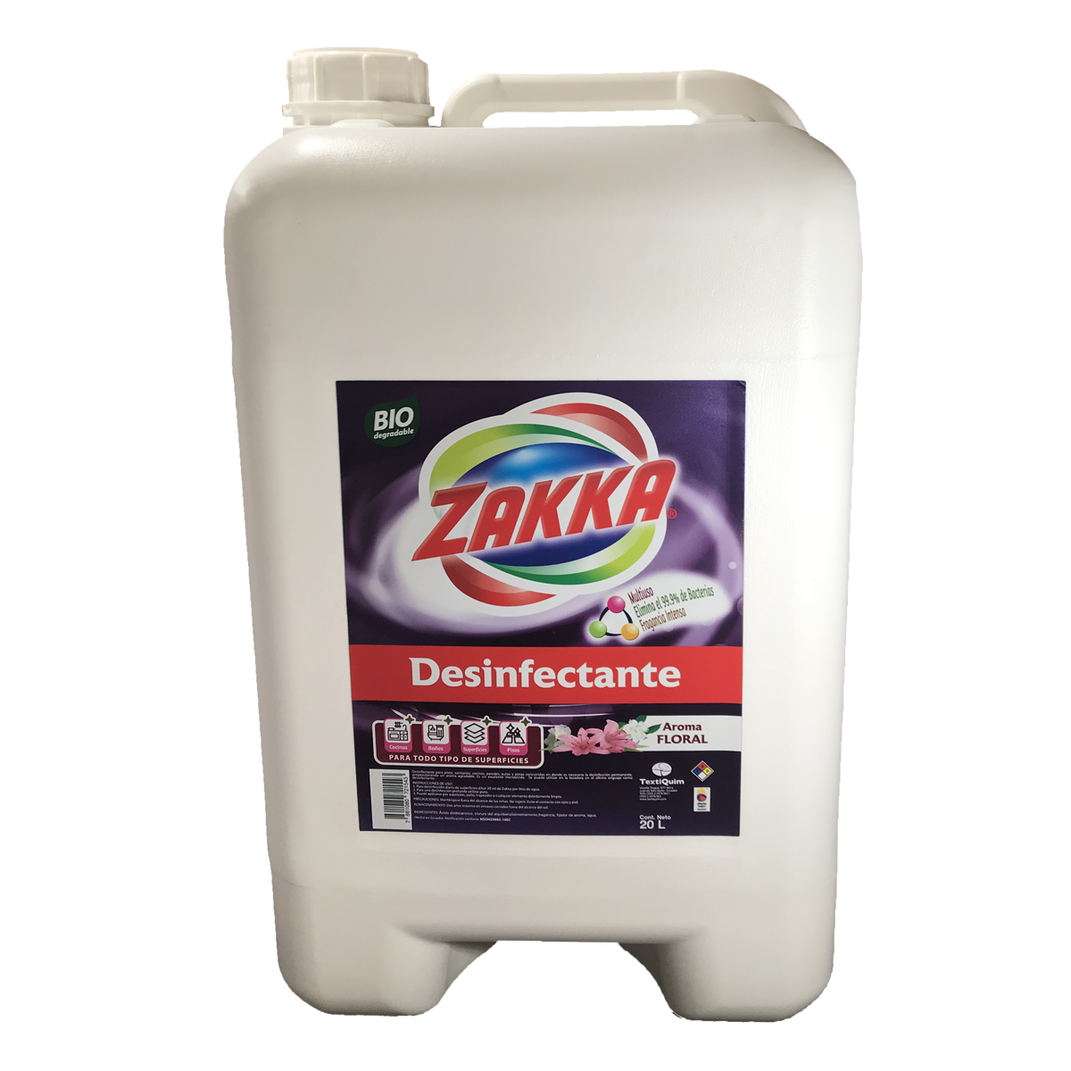 Desinfectante ZAKKA Floral 20lt