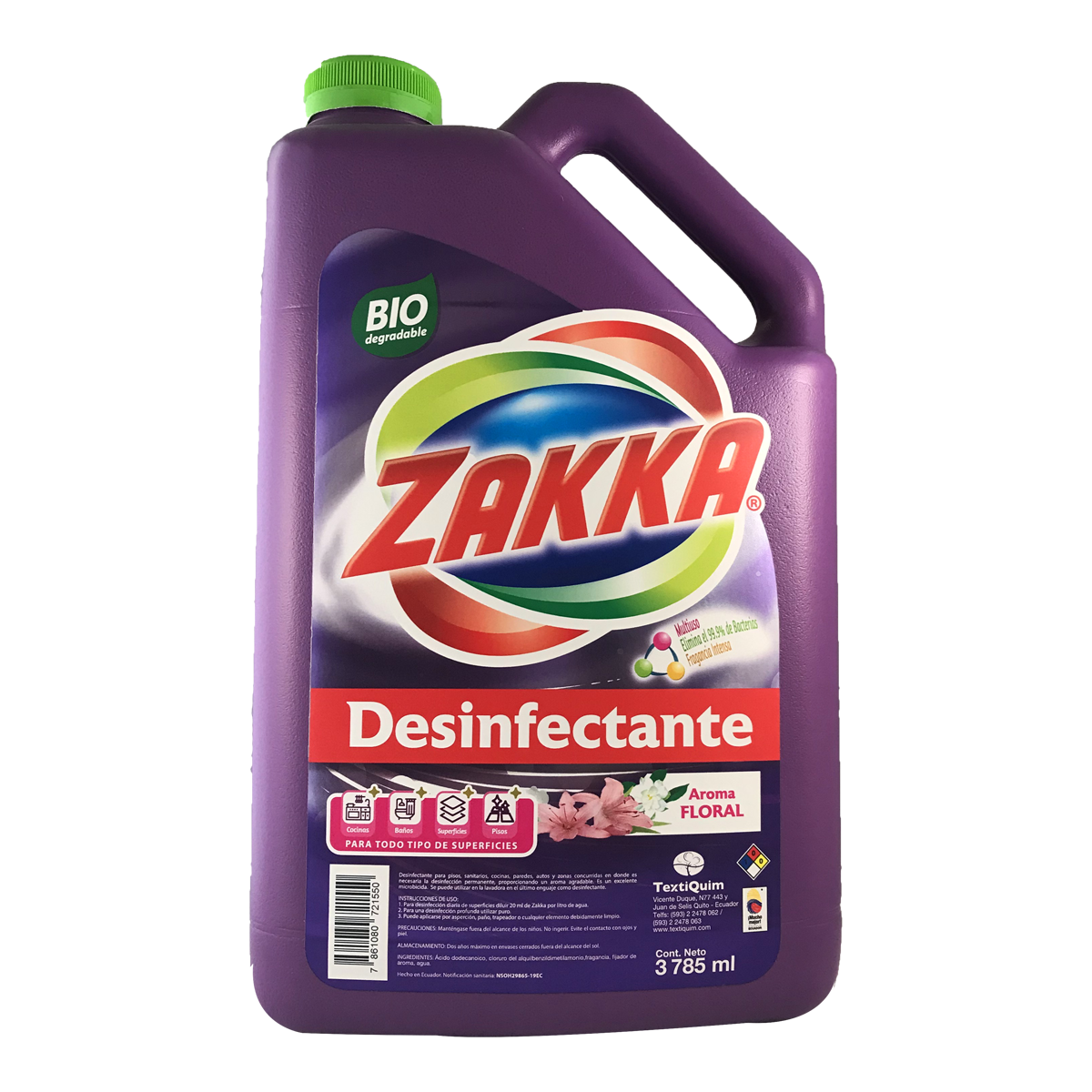 Desinfectante ZAKKA Floral 3785ml