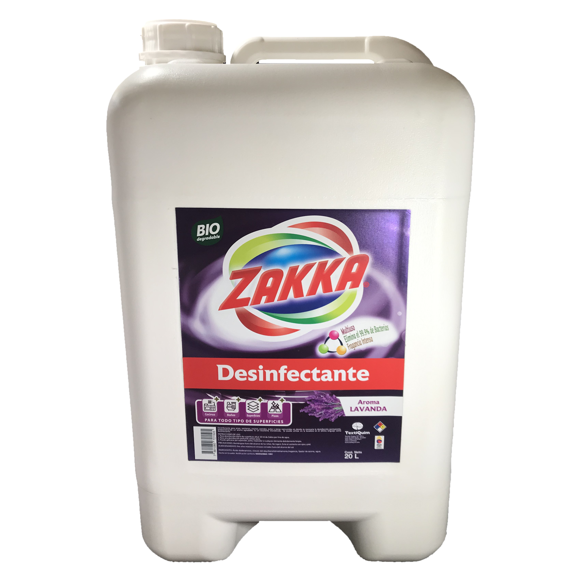 Desinfectante ZAKKA Lavanda 20lt