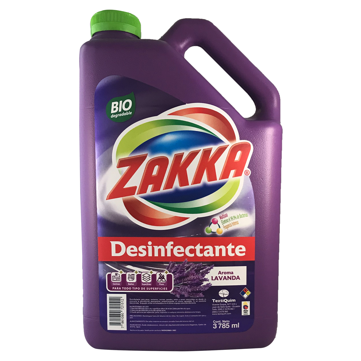 Desinfectante ZAKKA Lavanda 3785ml