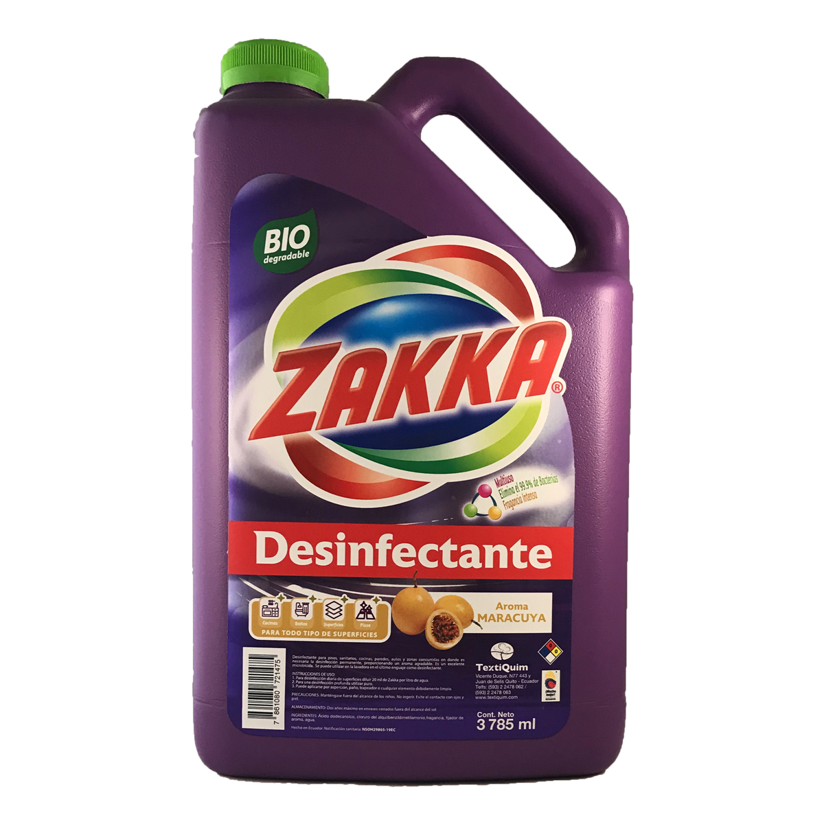 Desinfectante ZAKKA Maracuyá 3785ml