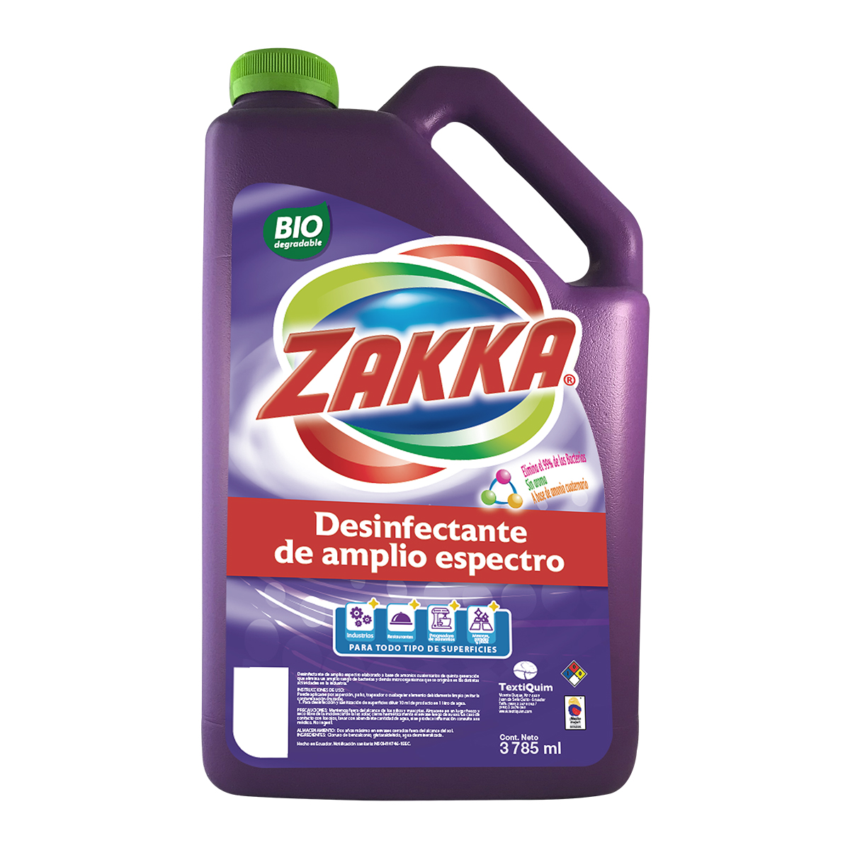 Desinfectante de Amplio Espectro ZAKKA 3785ml