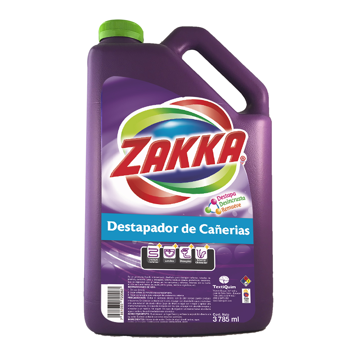 Destapador de Cañerías ZAKKA 3785ml