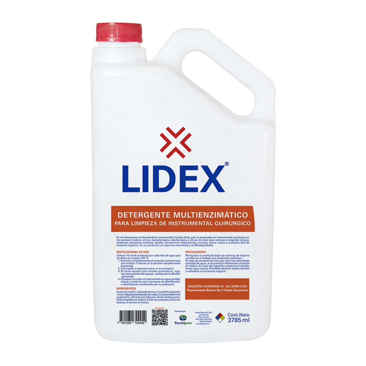 LIDEX DETERGENTE MULTIENZIMÁTICO