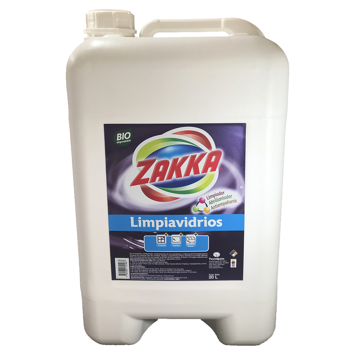 Limpiavidrios ZAKKA 20lt
