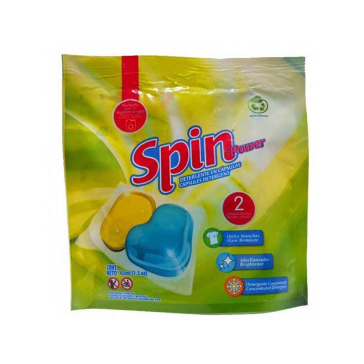 Detergente en Cápsula SPIN 2unid.