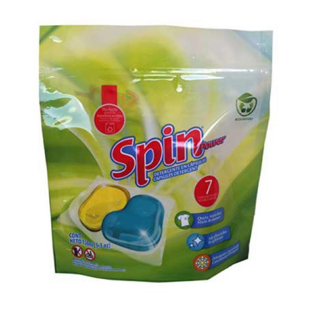 Detergente en Cápsula SPIN 7unid.