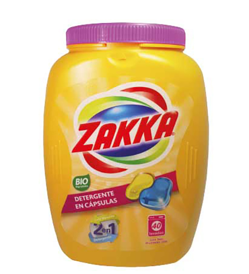 Detergente en Cápsula Zakka 40unid.