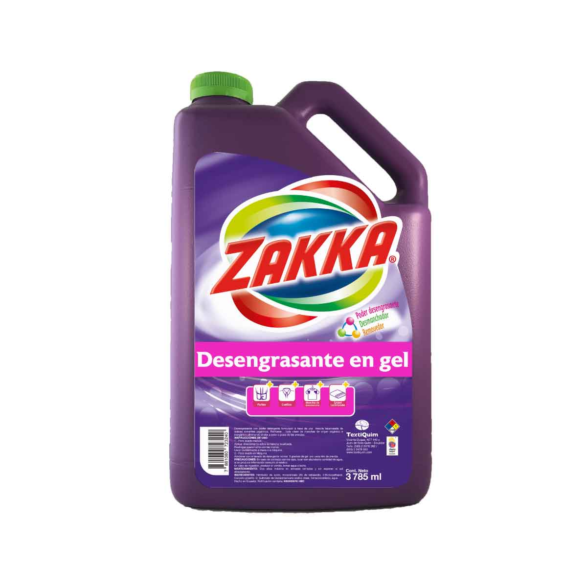 ZAKKA Desengrasante en gel 3785ml