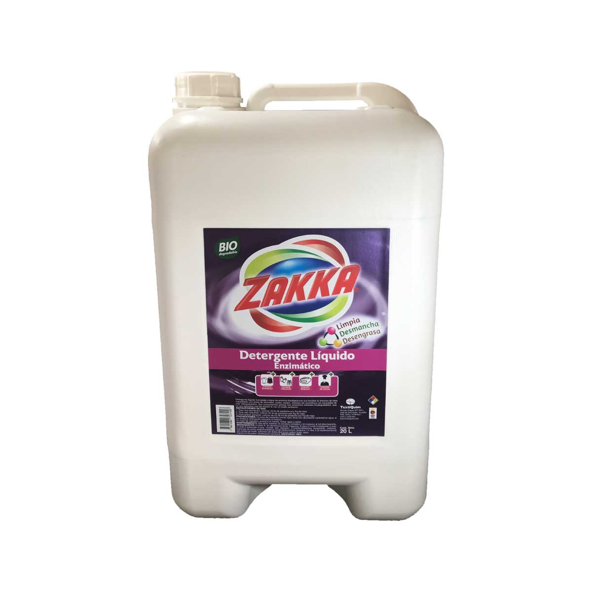 ZAKKA Detergente Líquido Enzimático 20lt